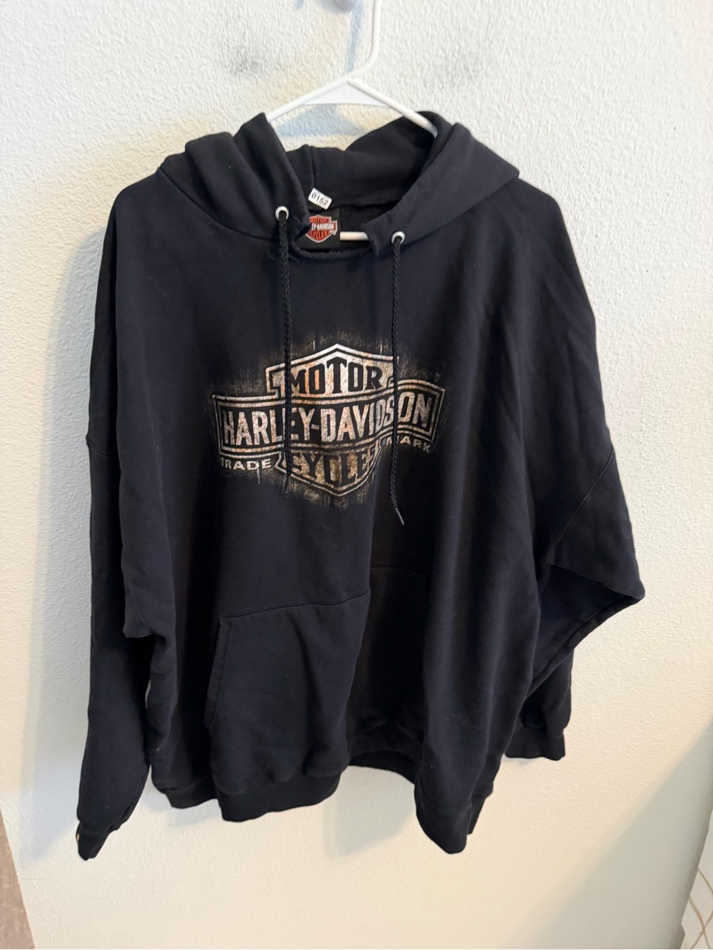 Harley-Davidson Black Crewneck Pullover with Vintage Logo